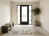 Brio vintage rug in a modern entryway