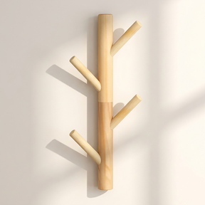 Branchio Tree-Branch Coat Rack — Khaki, front view