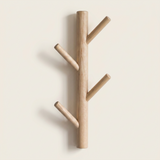 Branchio Tree-Branch Coat Rack — Khaki, angled view