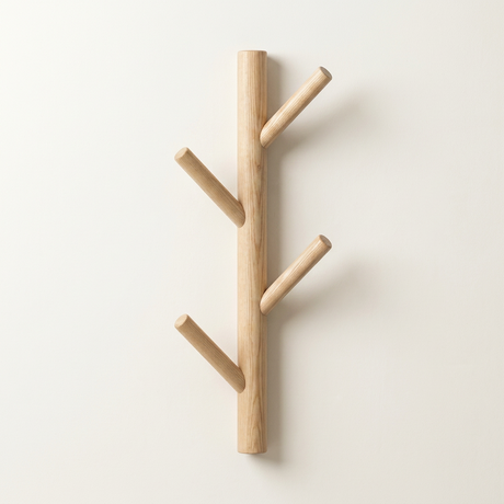 Branchio Tree-Branch Coat Rack — Khaki, second angle