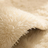 Long Pile Shaggy Area Rug — texture and pile detail close-up