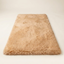 Long Pile Shaggy Area Rug — Khaki
