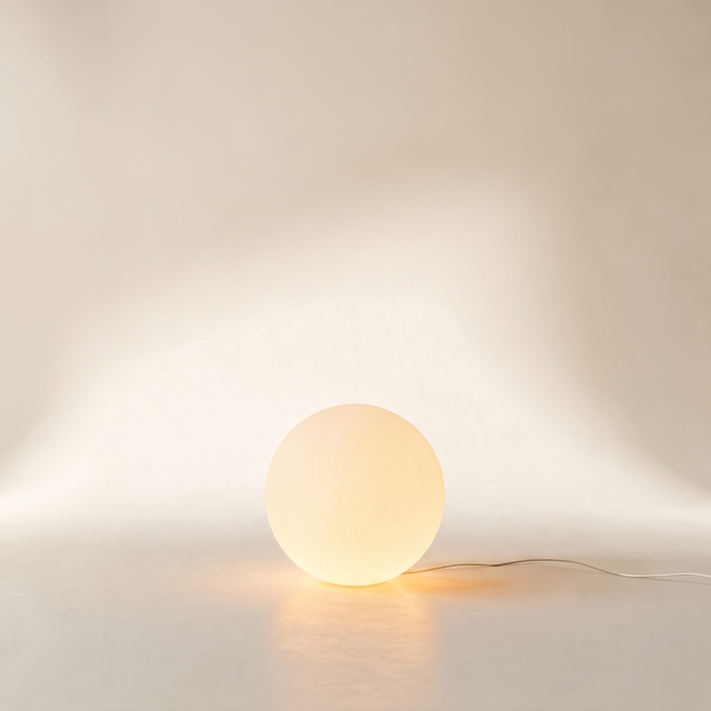 Luna Sphere Floor Lamp — D25 hero