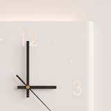 Glow Wall Clock Lamp — numbers detail