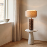 Marbella Table Lamp — window side table lifestyle