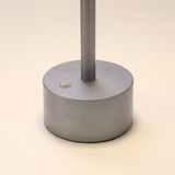 Drift Aluminum Table Lamp — base and touch button detail