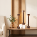 Drift Aluminum Table Lamp — console lifestyle