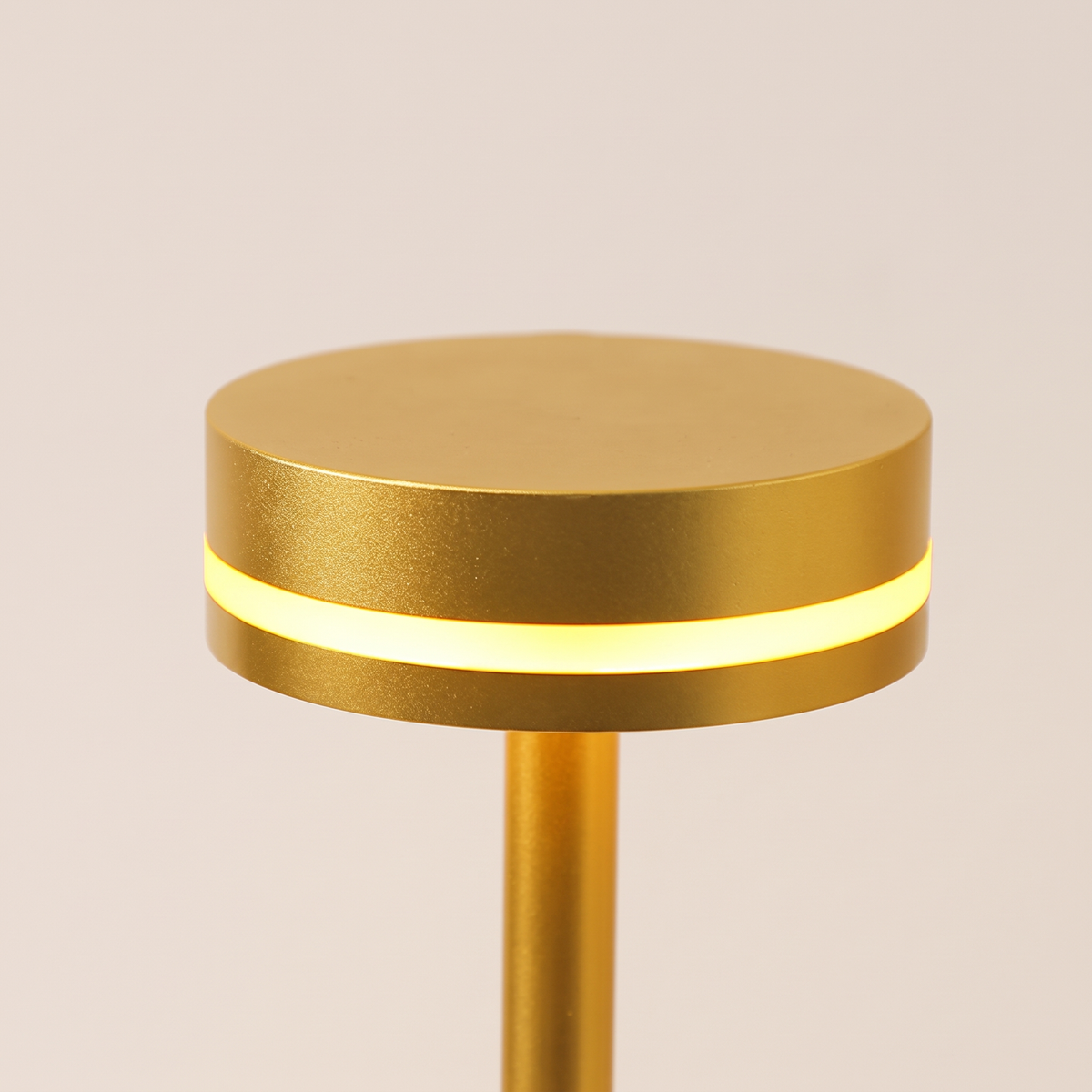 Drift Aluminum Table Lamp — LED ring detail