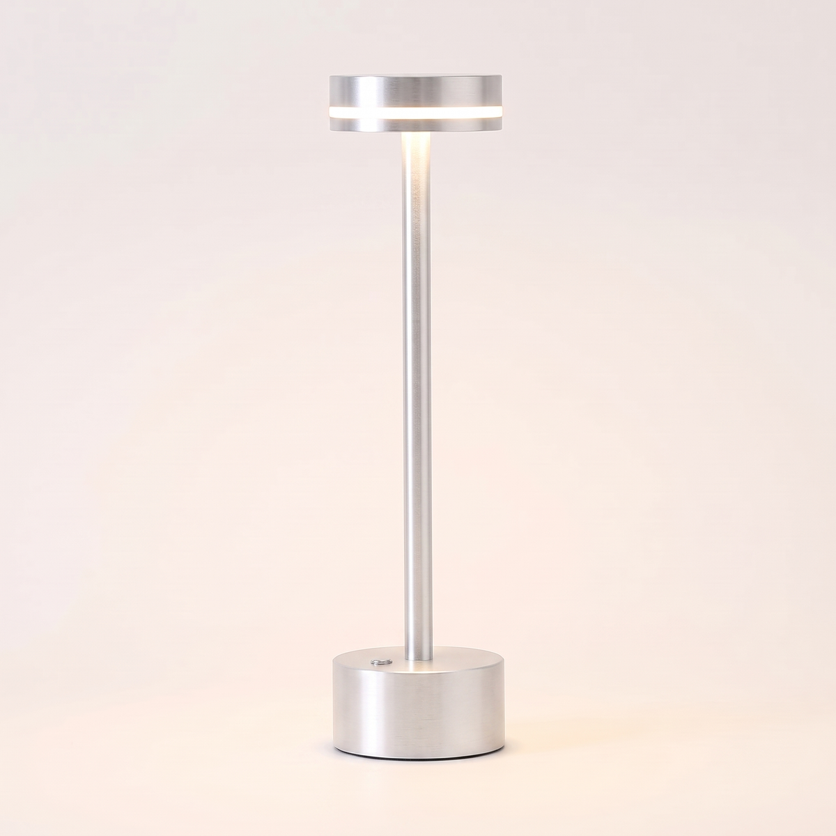Drift Aluminum Table Lamp — Silver hero