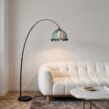 Arden Arc Floor Lamp — living room lifestyle