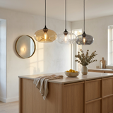 Tidewell Glass Pendant — over a kitchen island