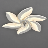 Decorative Ceiling Fan — White flower fan hero