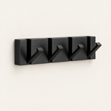 Foldable Hook Rack — All black, 4 hooks