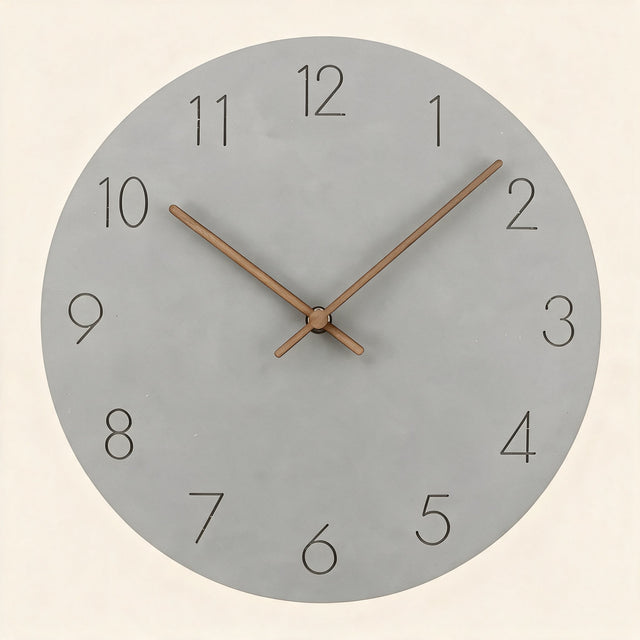 Hue Minimalist Wall Clock - hero product shot