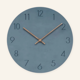 Hue Minimalist Wall Clock - Blue
