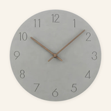 Hue Minimalist Wall Clock - Grey