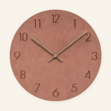 Hue Minimalist Wall Clock - Orange