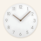 Hue Minimalist Wall Clock - White