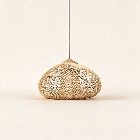 Java Rattan Pendant Light — Natural wood Natural rattan main