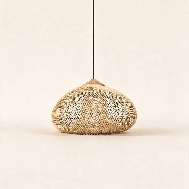 Java Rattan Pendant Light — Natural wood Natural rattan main