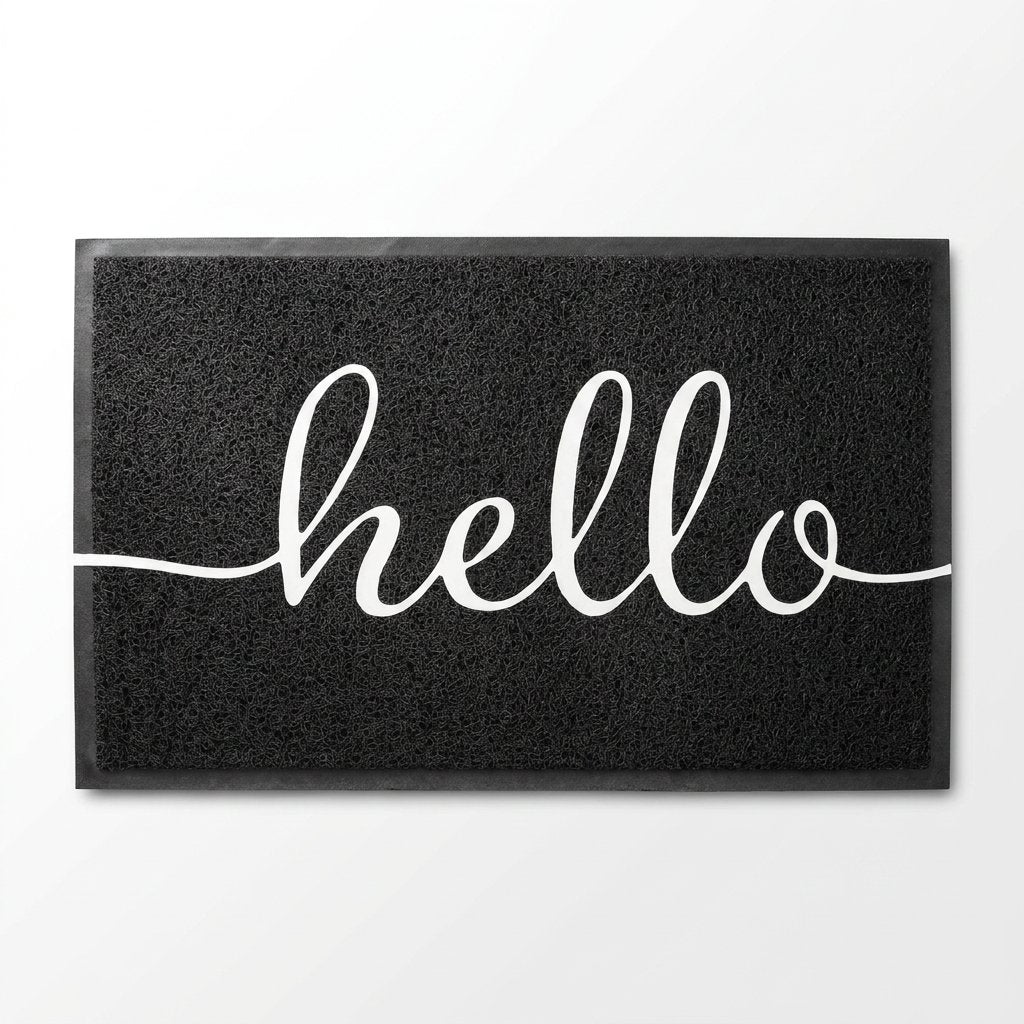 Luxe Entryway Mat — Black hero shot