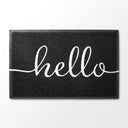 Luxe Entryway Mat — Black hero shot
