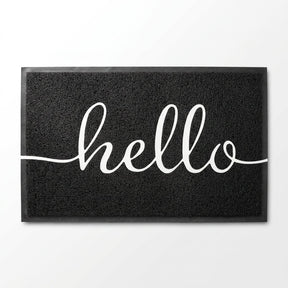 Luxe Entryway Mat — Black hero shot