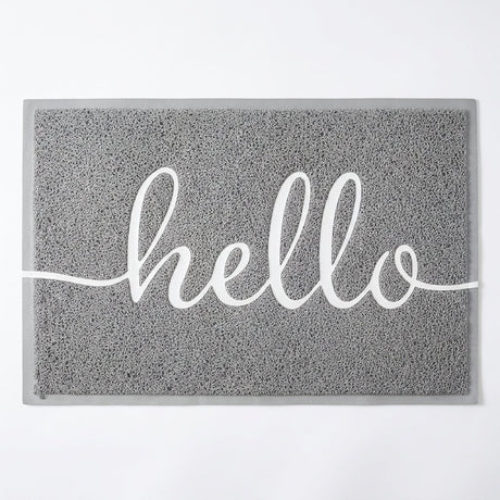 Luxe Entryway Mat — Gray hero shot