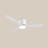Halden Ceiling Fan — White / White hero