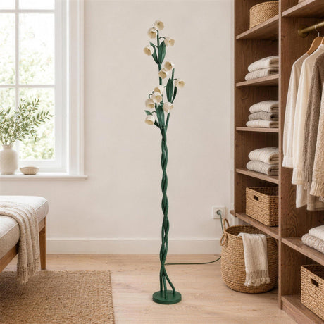 Orchid Stem Floor Lamp — dressing area lifestyle