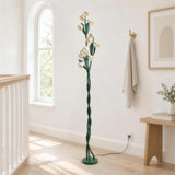 Orchid Stem Floor Lamp — hallway lifestyle