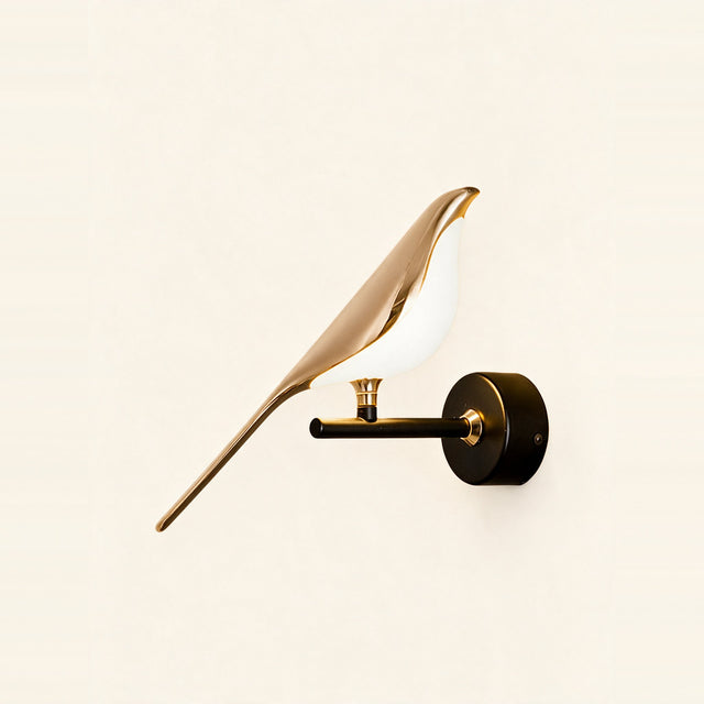 Perched Bird Wall Sconce - hero product shot (1-bird)