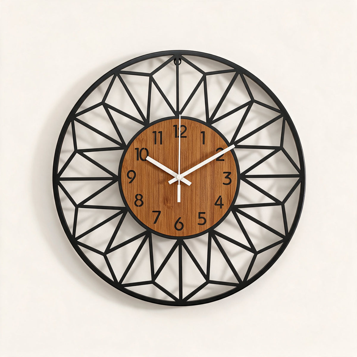 Prism Lattice Wall Clock - hero product shot