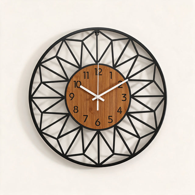 Prism Lattice Wall Clock - hero product shot