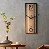 Slate Panel Wall Clock - lifestyle image above side table