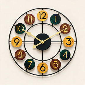 Spoke Wireframe Wall Clock - hero product shot