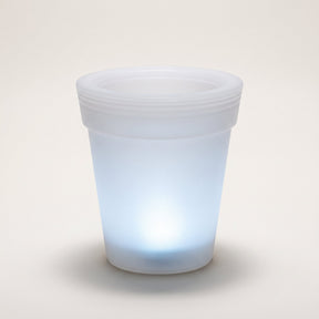 Verde Glow Planter Light — hero, Moon Blue