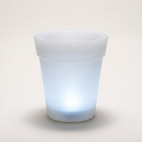 Verde Glow Planter Light — hero, Moon Blue