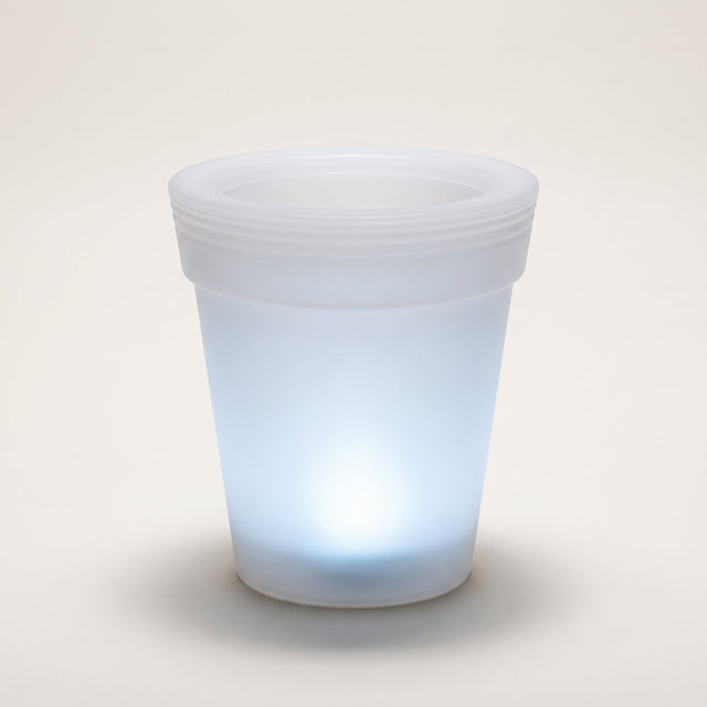 Verde Glow Planter Light — hero, Moon Blue